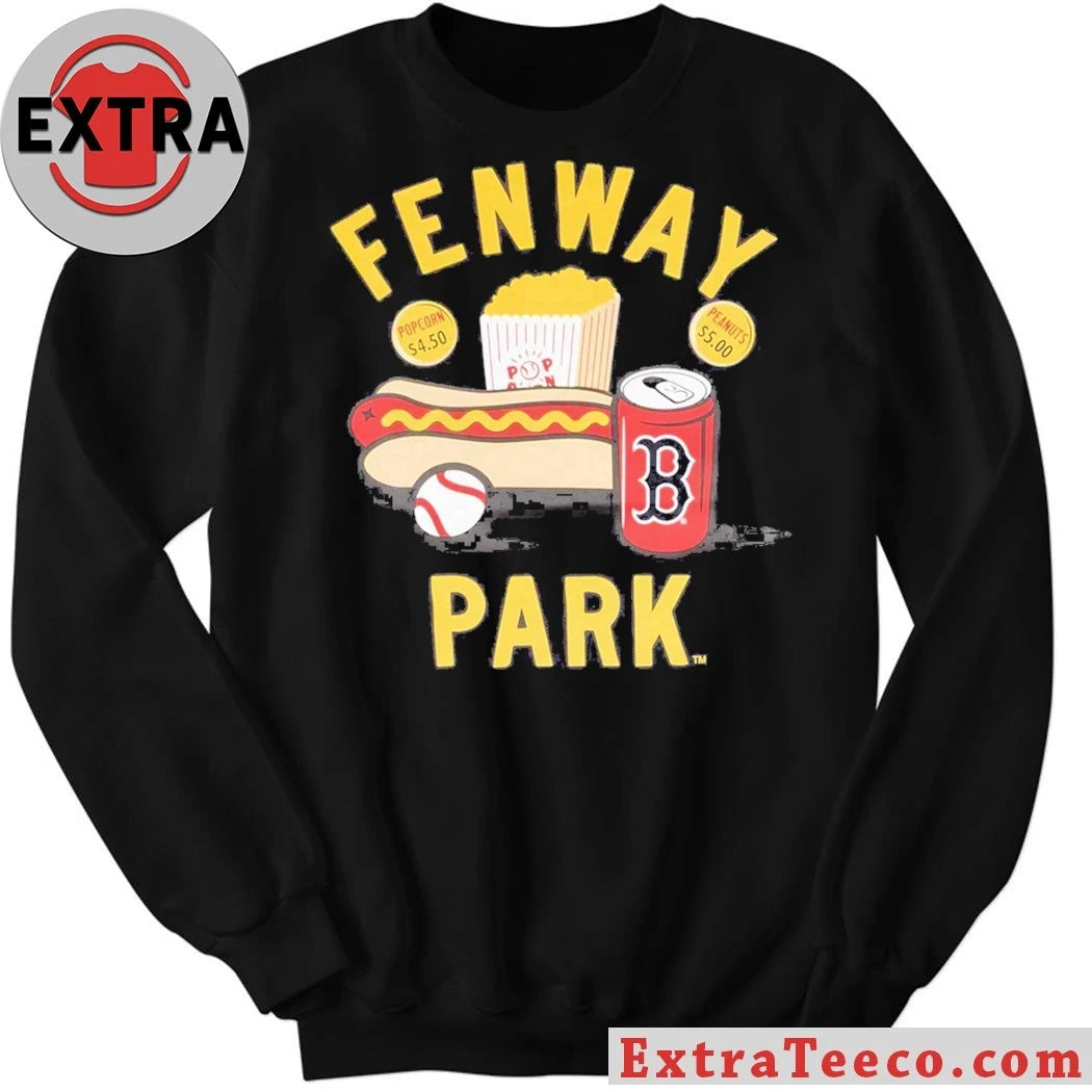Original Ballpark Food Boston Red Sox Logo Shirt