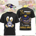 Original Baltimore Ravens Easter Forget The Eggs Hunting Ravens Gold Shirt
