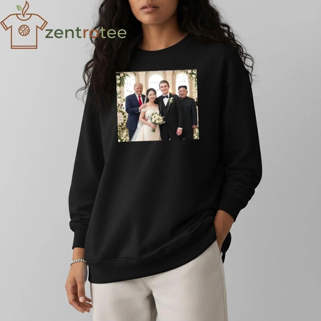 Original Barron Trump Kim Ju Ae wedding Donald Trump tee