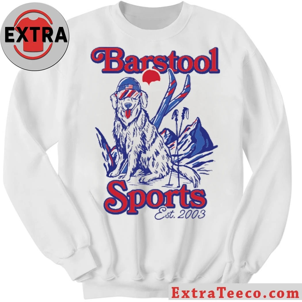 Original Barstool Sports Dog Ski Mountain Est 2003 Shirt