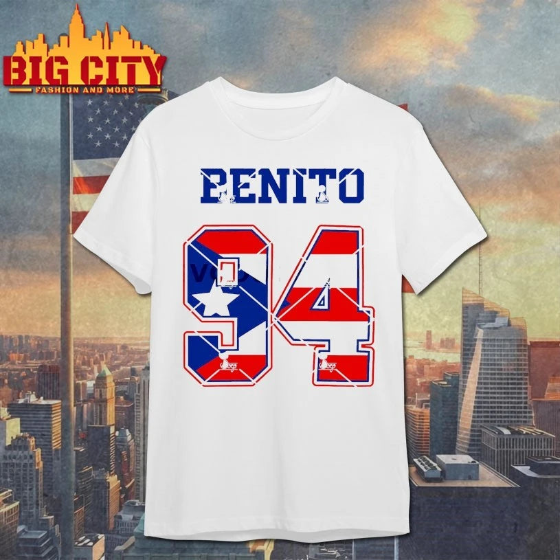 Original Benito 94 Puerto Rico Flag T-Shirt