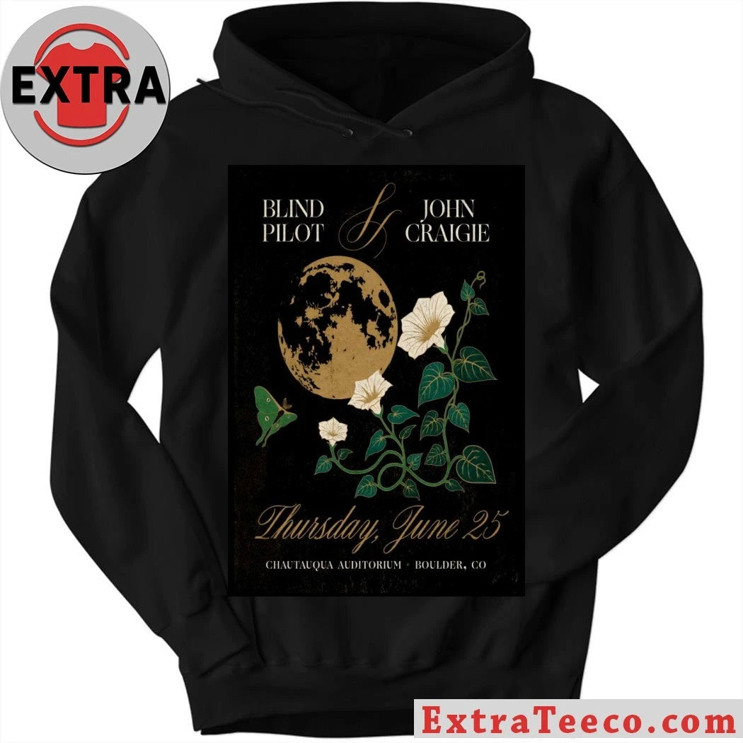 Original Blind Pilot And John Craigie Chautauqua Auditorium in Boulder CO Jun 25 2026 Poster Shirt