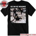 Original Bold Social Commentary Ice On Ice Violence T-Shirt