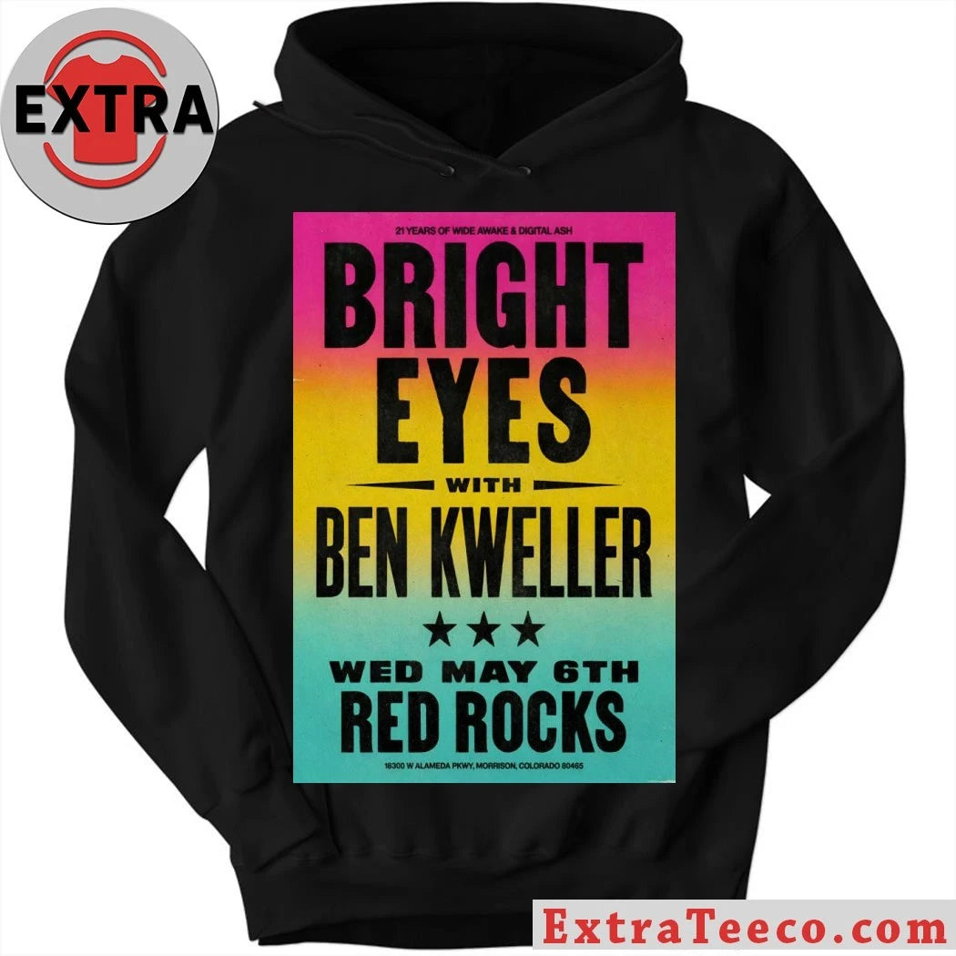 Original Bright Eyes 5 6 2026 Red Rocks in Morrison CO Poster T-Shirt