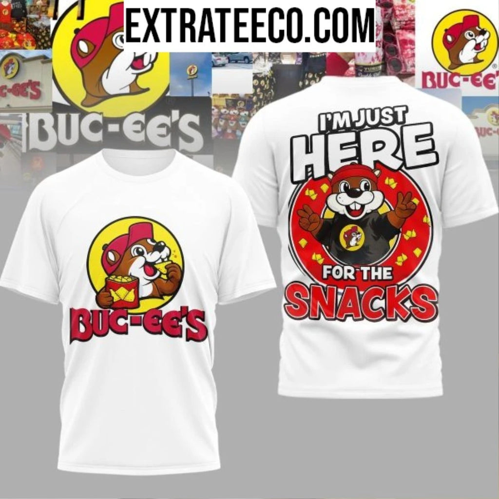 Original Buc-ee’s I’m Just Here For The Snacks T-Shirt