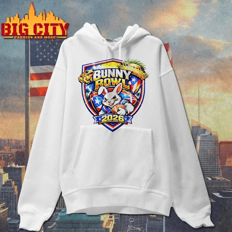 Original Bunny Bowl 2026 Football Mascot Logo T-Shirt