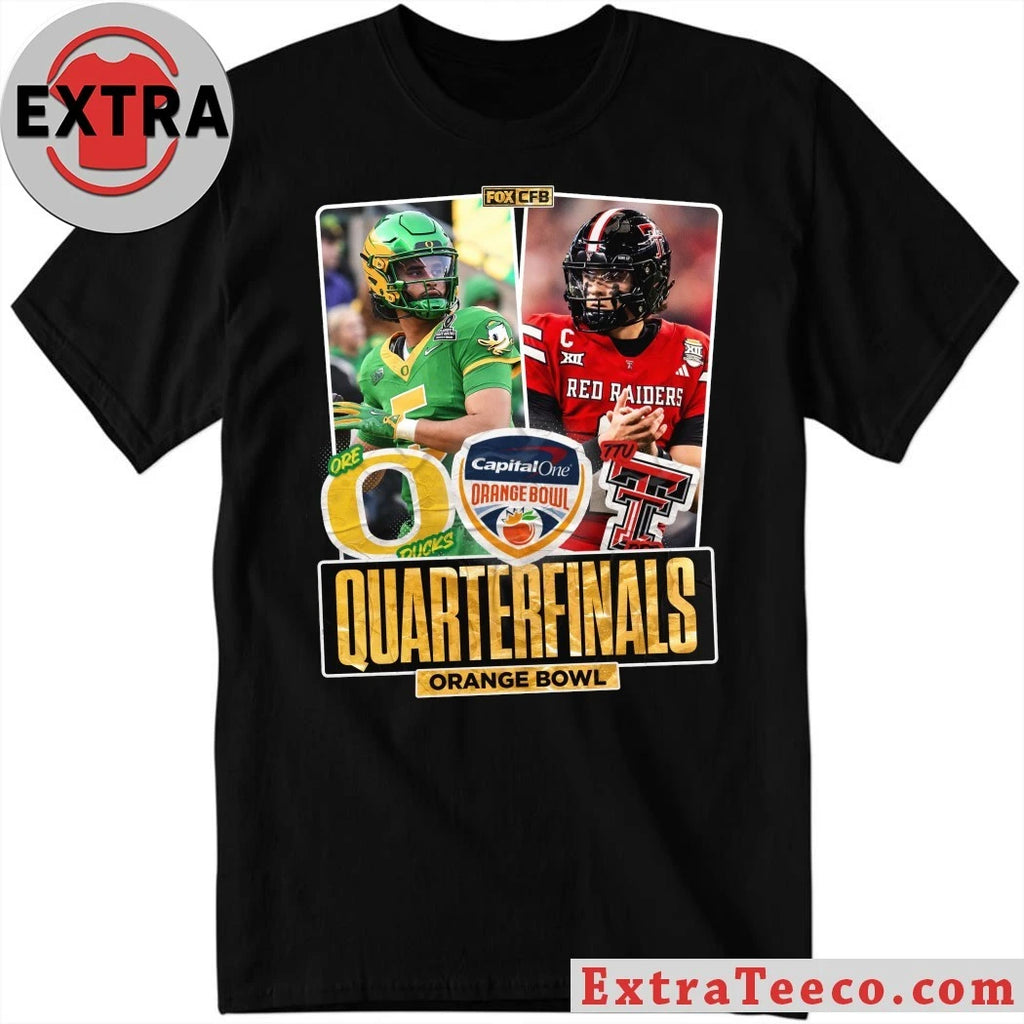 Original Capital One Orange Bowl between the University of Oregon’s Ducks and the Texas Tech Red Raiders on January 1, 2026, at Hard Rock Stadium in Miami Gardens, Florida Shirt