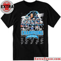 Original Carolina Panthers 2025 NFC South Champions All Team Vintage Signature And Logo Shirt