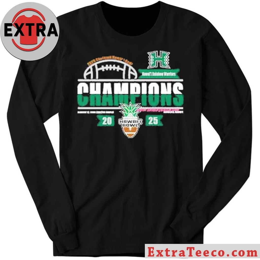 Original Celebrating the Hawaii Rainbow Warriors’ victory at the 2025 Hawaii Bowl Logo Shirt