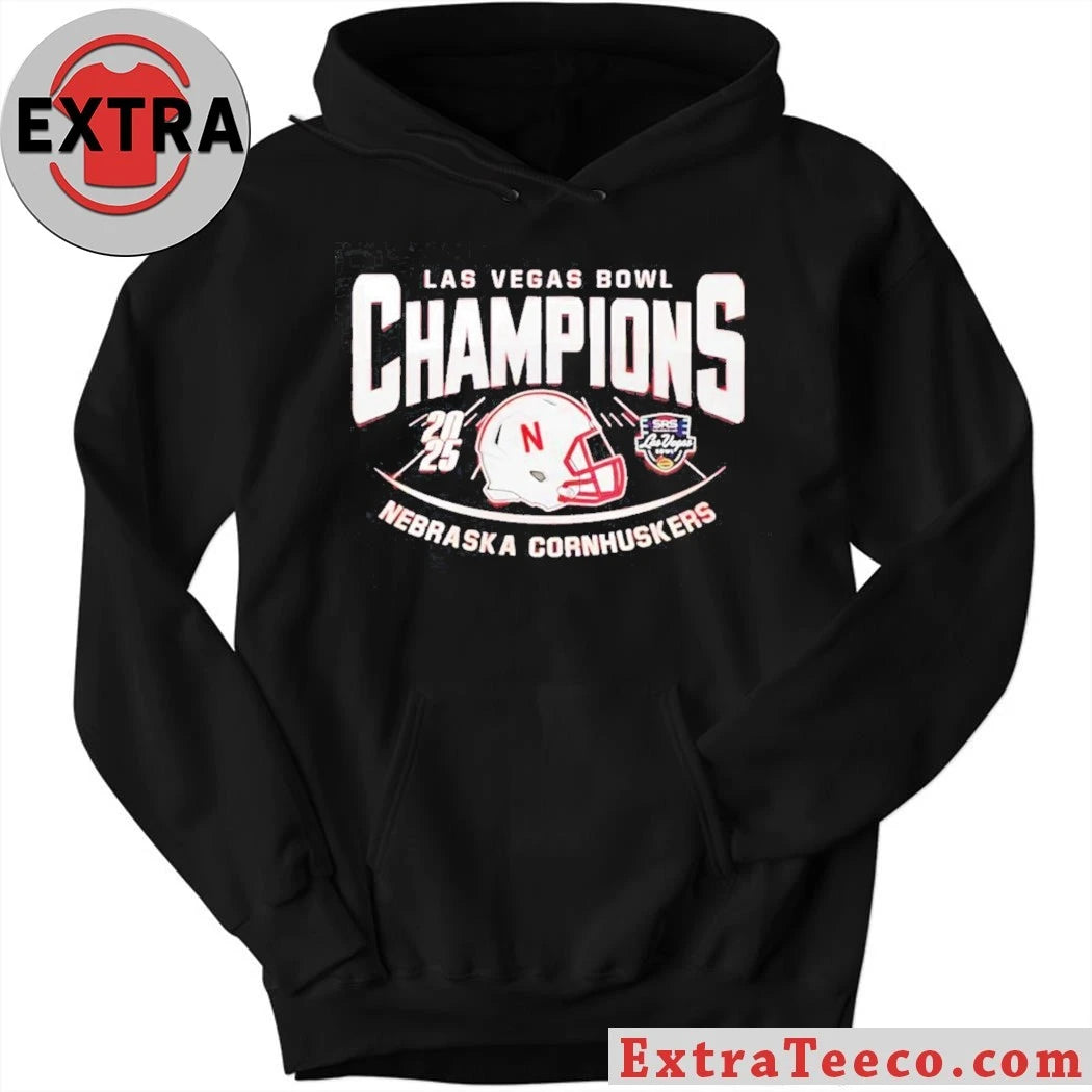 Original Celebrating the Nebraska Cornhuskers’ victory at the 2025 Las Vegas Bowl Logo Shirt
