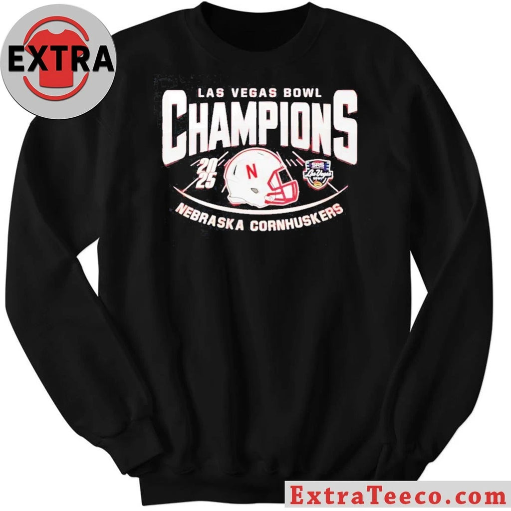 Original Celebrating the Nebraska Cornhuskers’ victory at the 2025 Las Vegas Bowl Logo Shirt