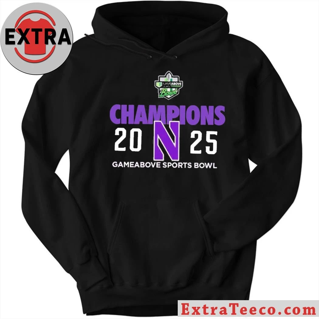 Original Celebrating the Northwestern Wildcats’ victory at the 2025 GameAbove Sports Bowl Shirt