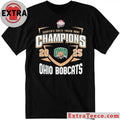 Original Celebrating the Ohio Bobcats’ victory at the Scooter’s Coffee Frisco Bowl 2025 at the Ford Center in Texas Logo Shirt