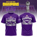 Original Celebrating the TCU Horned Frogs’ victory at the 2025 Alamo Bowl Helmet And Logo T-Shirt