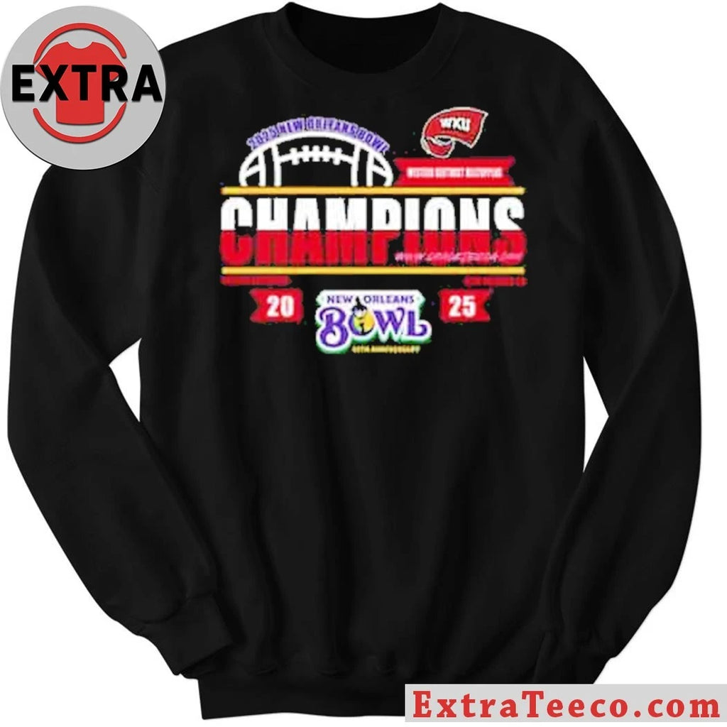 Original Celebrating the Western Kentucky Hilltoppers’ victory at the 2025 New Orleans Bowl Logo Shirt