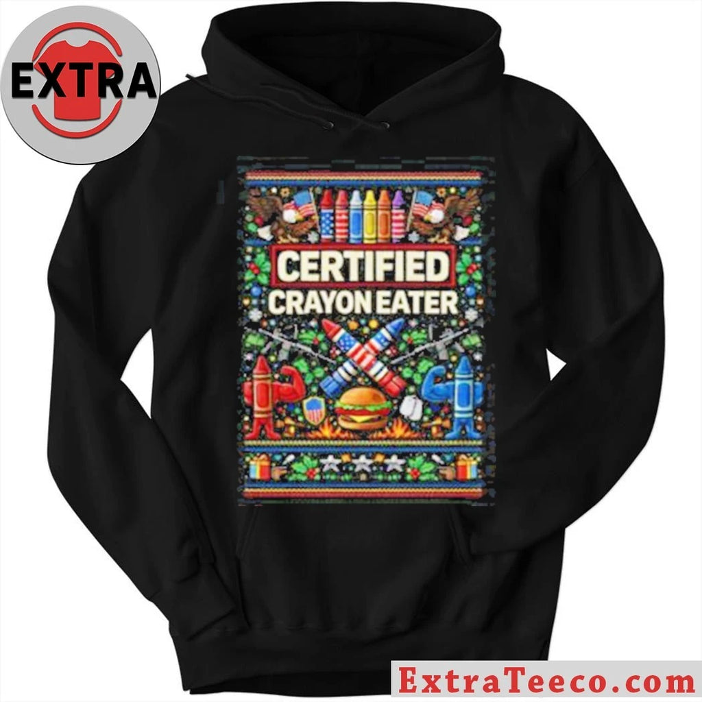 Original Certified Crayon Eater Ugly Christmas New T-Shirt