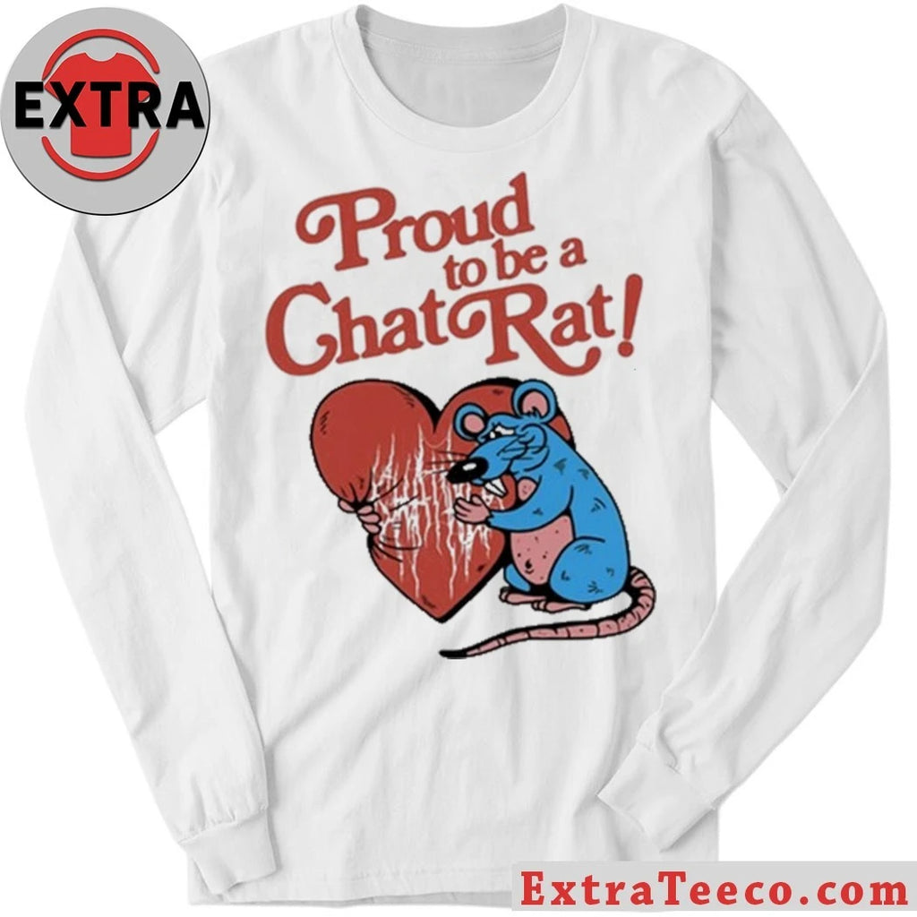 Original Chat Pile Proud To Be A Chat Rat Shirt