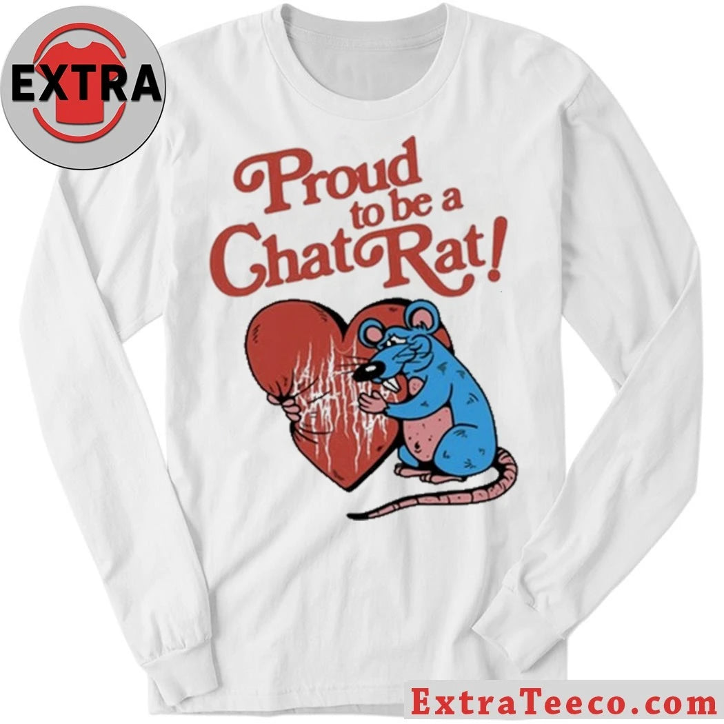 Original Chat Pile Proud To Be A Chat Rat Shirt