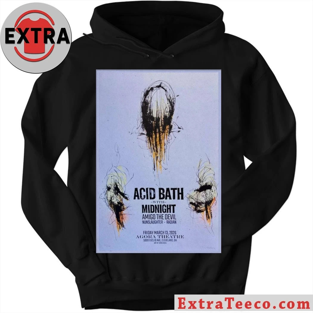 Original Cleveland, Ohio Poster Acid Bath Mar 13 2026 Shirt