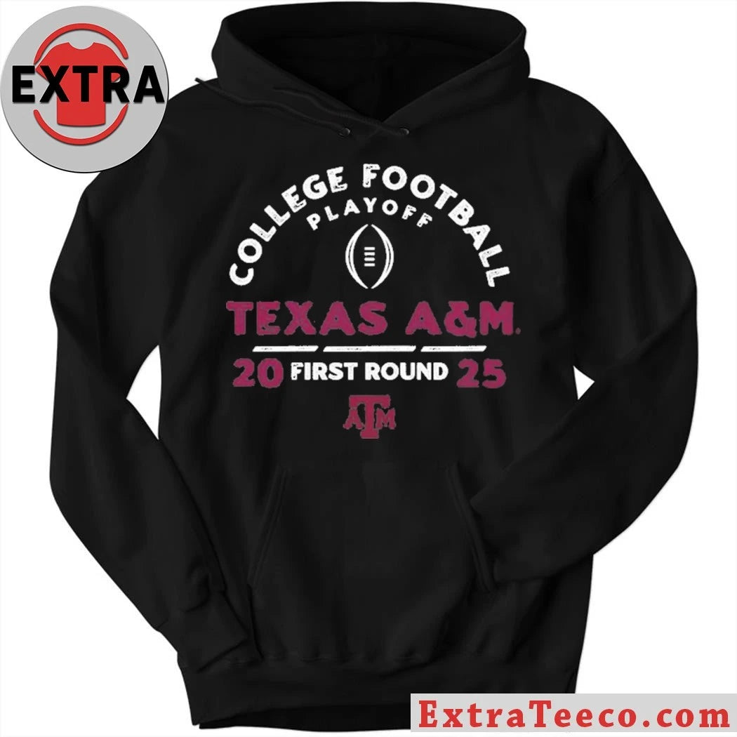 Original College Football Playoff 2025 First Round Texas A&amp;M Aggies Logo Shirt