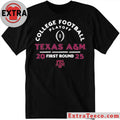 Original College Football Playoff 2025 First Round Texas A&amp;M Aggies Logo Shirt