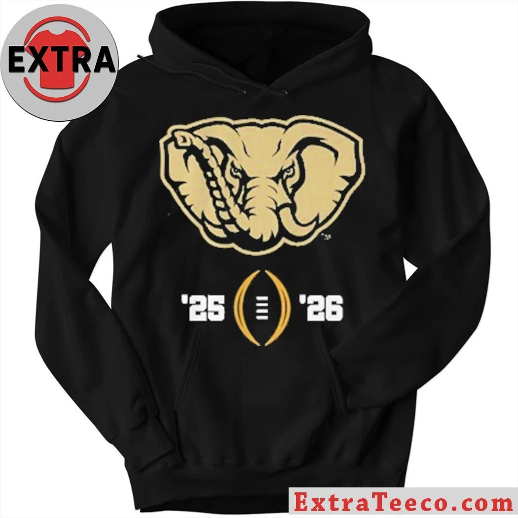Original College Football Playoff National Championship Game 2025-26 T-Shirt featuring the Alabama Football mascot