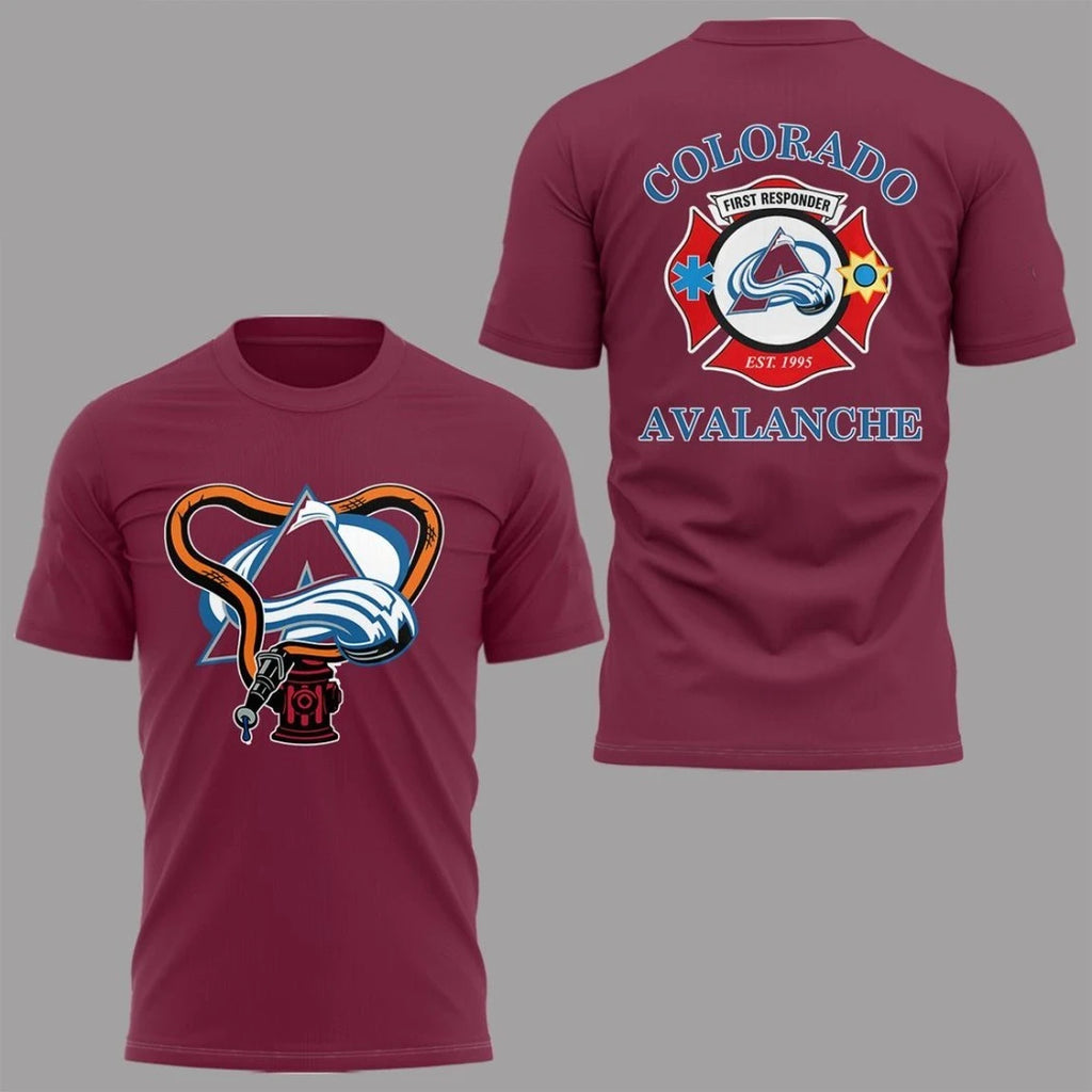 Original Colorado Avalanche First Responders Night 2026 NHL Hoodie Shirts