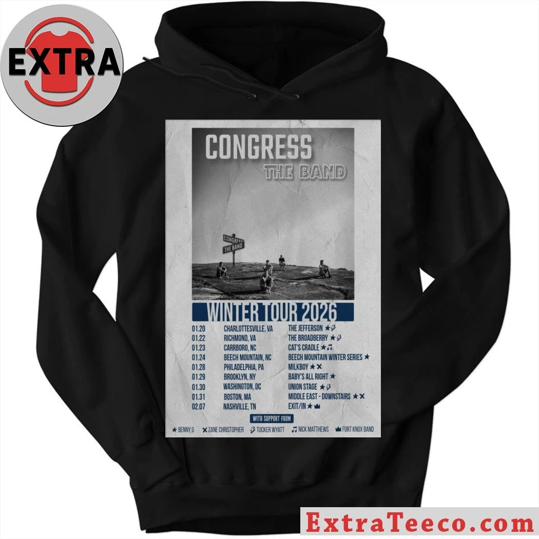 Original Congress Band Tour 2026 Poster Shirt