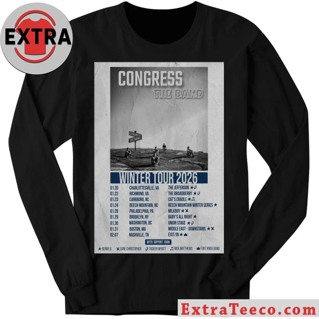 Original Congress Band Tour 2026 Poster Shirt