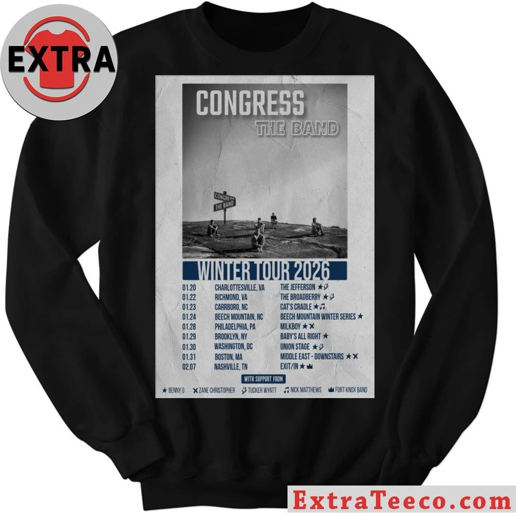 Original Congress Band Tour 2026 Poster Shirt