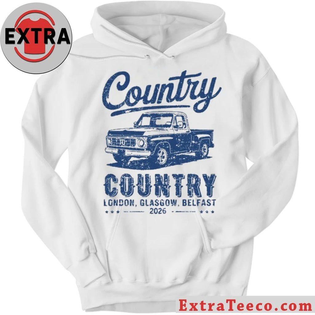 Original Country To Country 2026 Tour London Glasgow, Belfast T-Shirt
