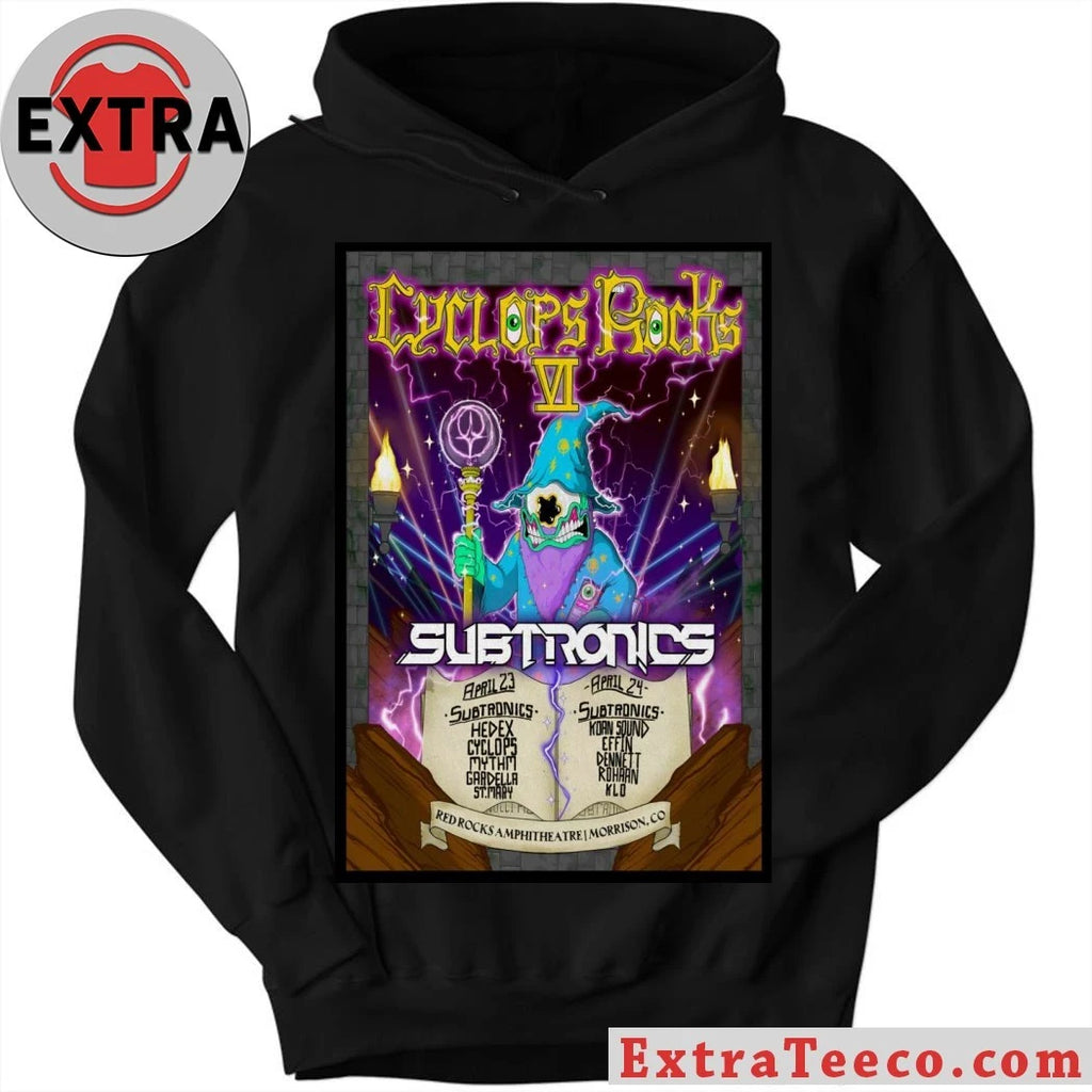 Original Cyclops Rocks Apr 23-24 2026 Red Rocks In Morrison CO Poster Shirt