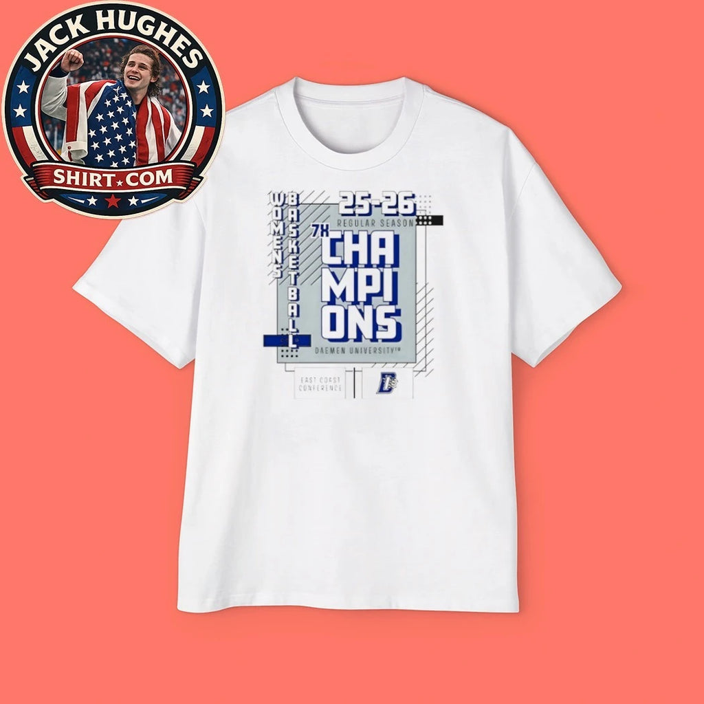 Original Daemen University Womens Basketball 25 26 Regular Season Champions Shirt