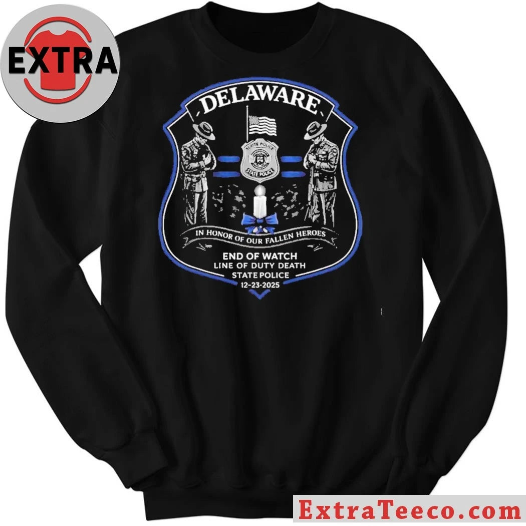 Original Delaware State Police are holding a special tribute to Corporal Matthew T. Ty Snook, who died in the line of duty on December 23, 2025 Shirt