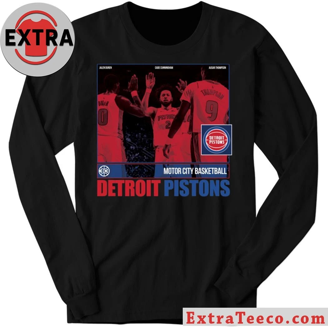 Original Detroit Pistons apparel Cade Cunningham, Jalen Duren, Ausar Thompson T-Shirt