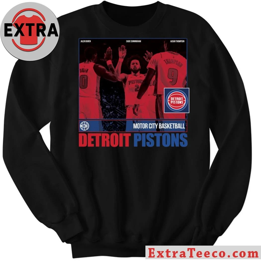 Original Detroit Pistons apparel Cade Cunningham, Jalen Duren, Ausar Thompson T-Shirt