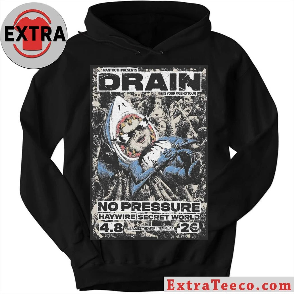 Original Drain Marquee Theatre In Tempe AZ April 8 2026 Poster Shirt
