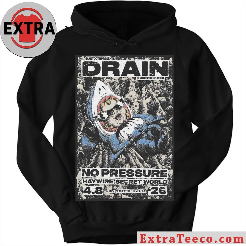 Original Drain Marquee Theatre In Tempe AZ April 8 2026 Poster Shirt