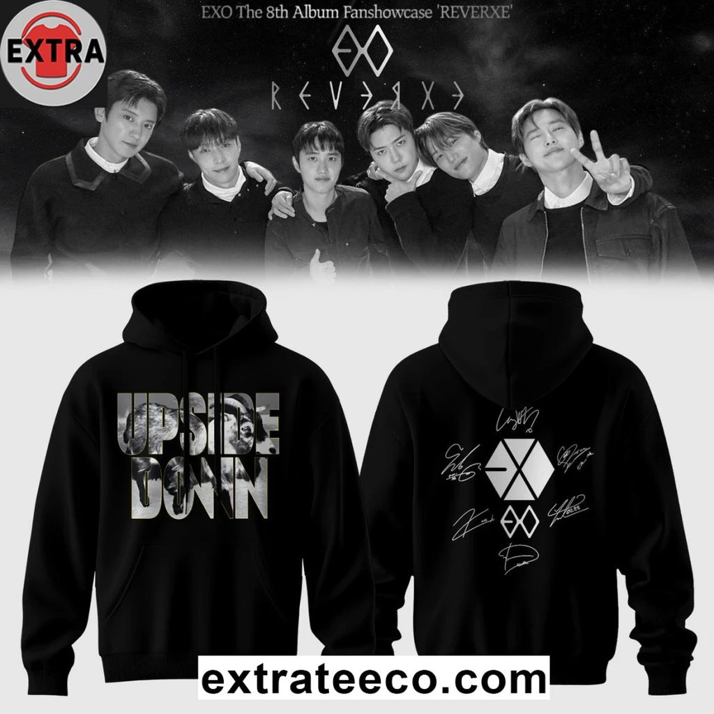 Original EXO The 8th Album Reverse Upside Down 2025 Hoodie T-Shirt