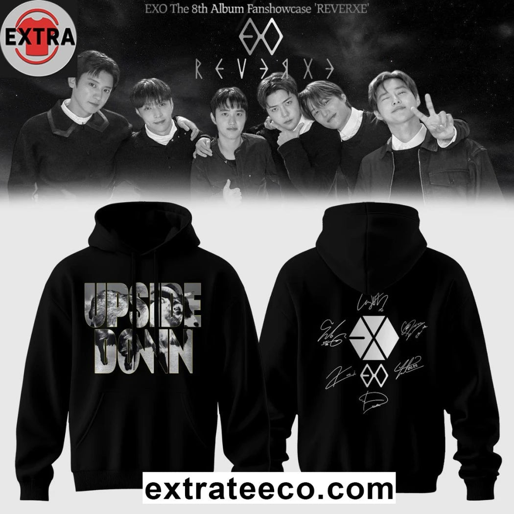 Original EXO The 8th Album Reverse Upside Down 2025 Hoodie T-Shirt