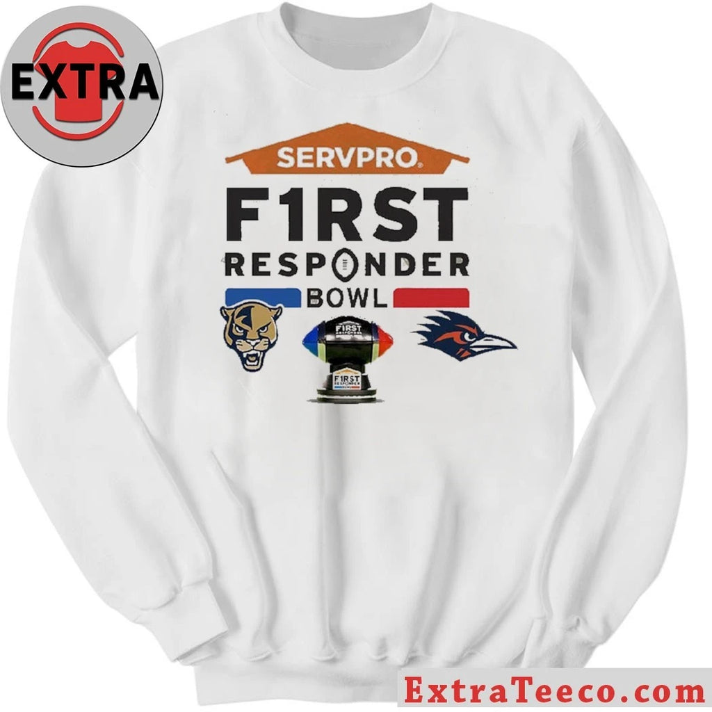 Original First Responder Bowl UTSA Roadrunners Vs FIU Panthers Bowl Season College Football 2025 2026 Logo Shirt