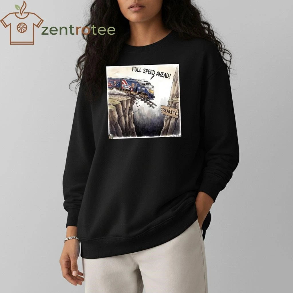 Original Full speed ahead Donald Trump train tee