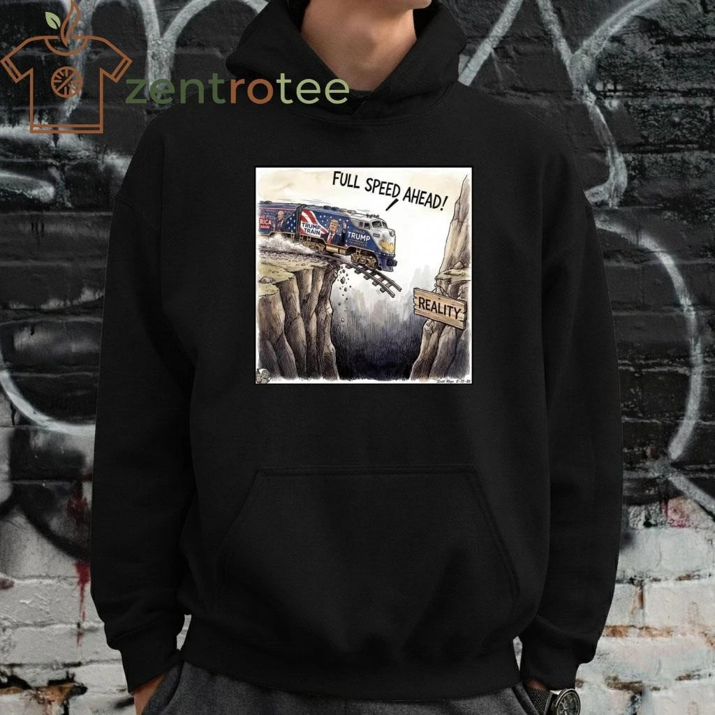 Original Full speed ahead Donald Trump train tee