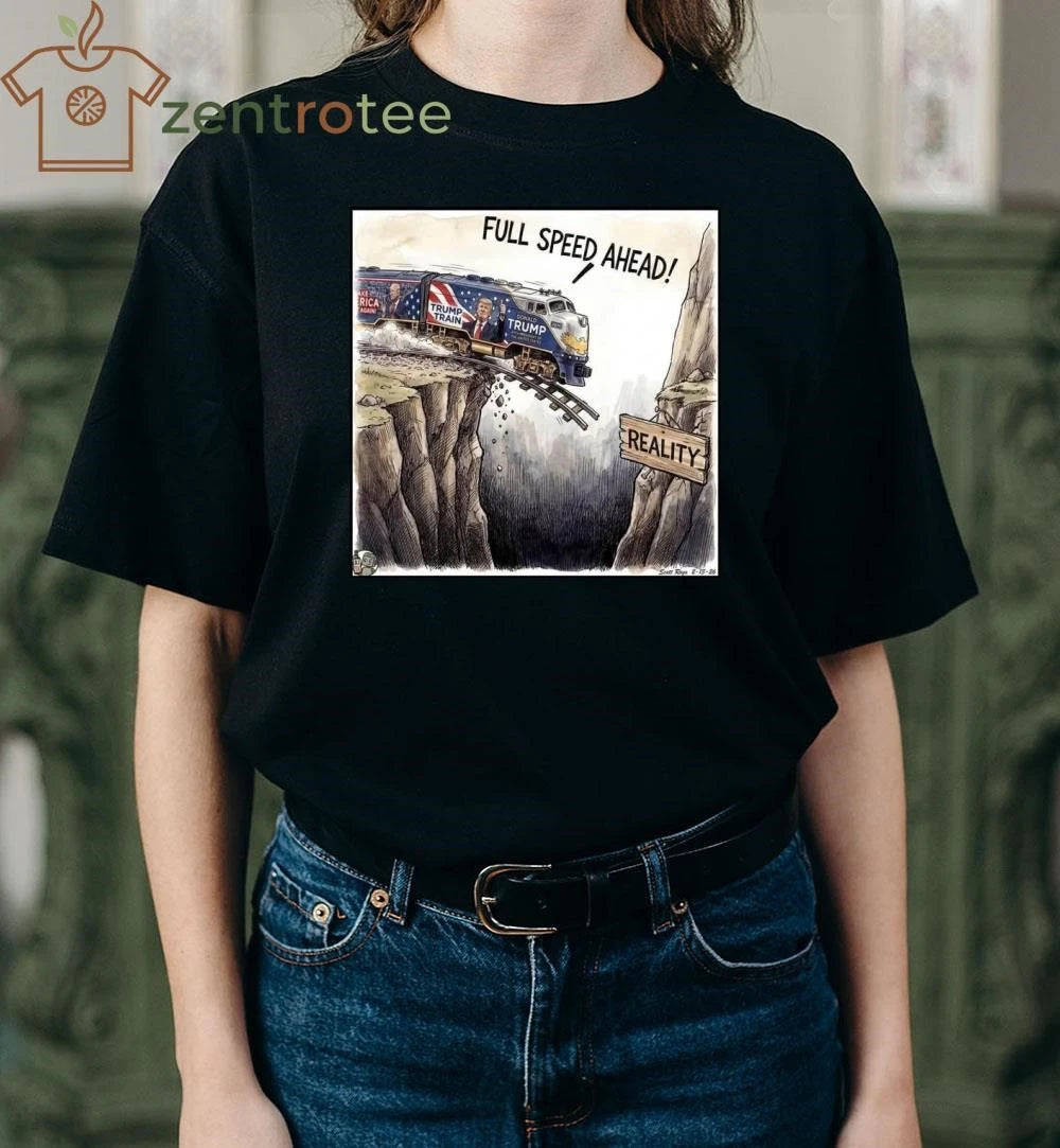Original Full speed ahead Donald Trump train tee