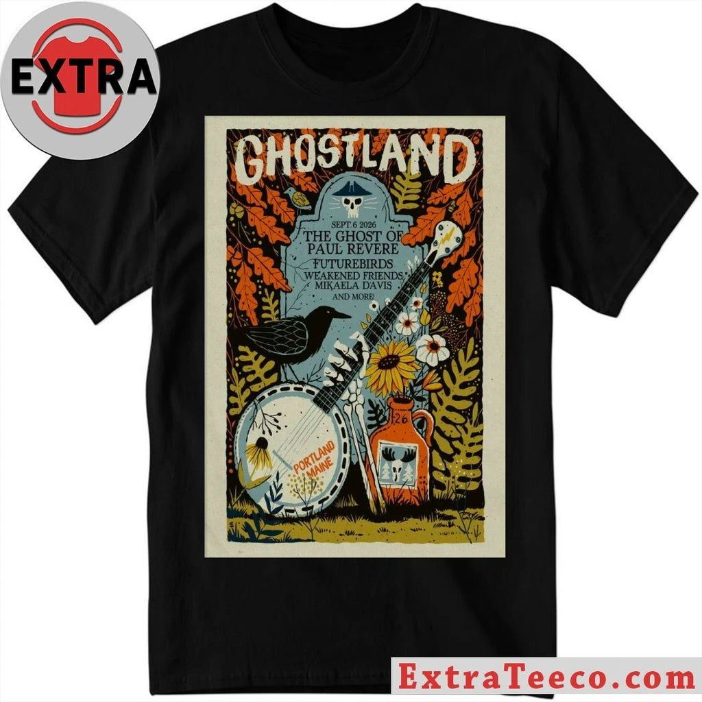 Original Ghost Of Paul Revere September 6 2026 At Thompson’s Point Show Poster Shirt