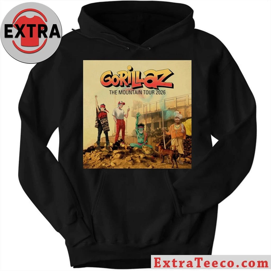 Original Gorillaz The Mountain Tour 2026 October 15 Moody Center Shirt
