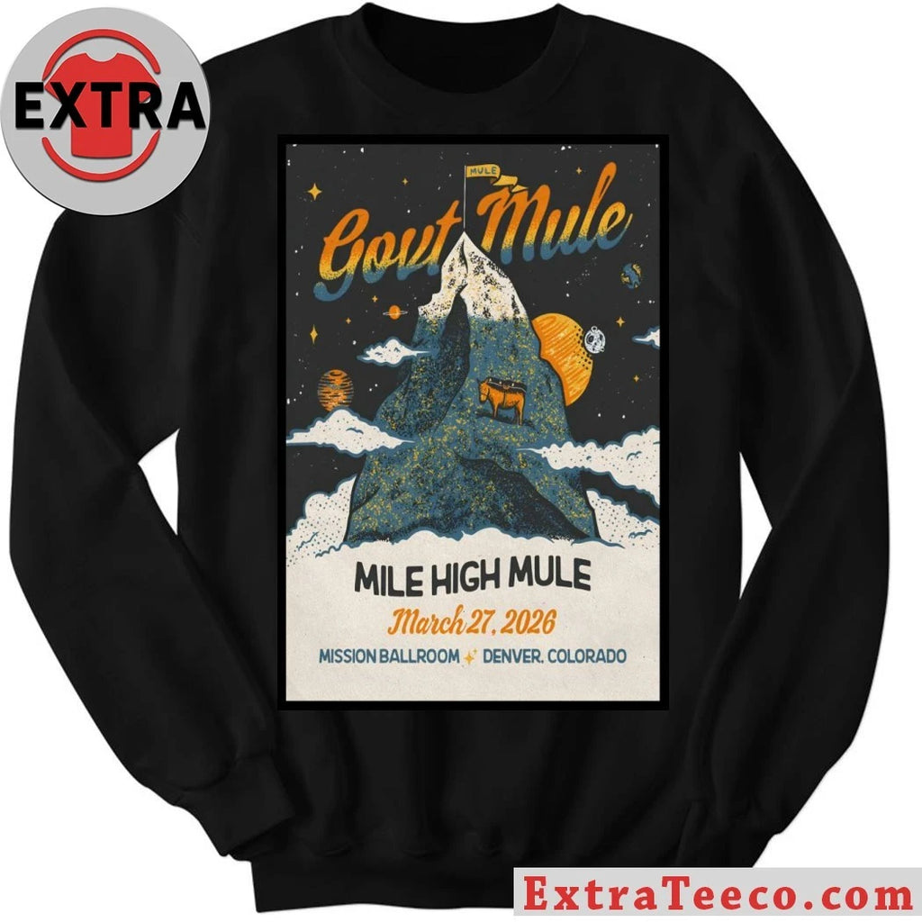 Original Gov’t Mule Denver CO 3 27 2026 Poster Shirt