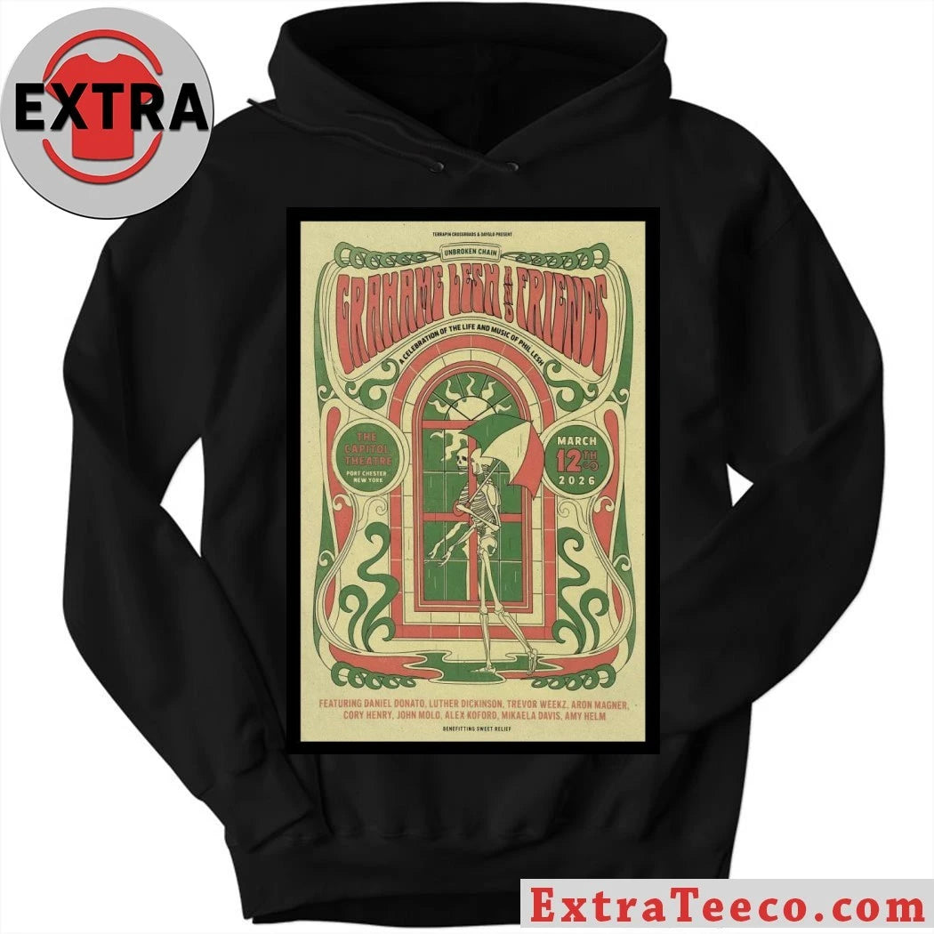 Original Grahame Lesh &amp; Friends A Celebration of the Life and Music of Phil Lesh March 14, 2026 Poster Shirt