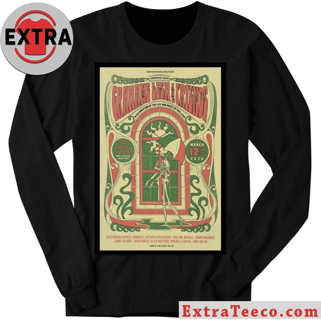 Original Grahame Lesh &amp; Friends A Celebration of the Life and Music of Phil Lesh March 14, 2026 Poster Shirt
