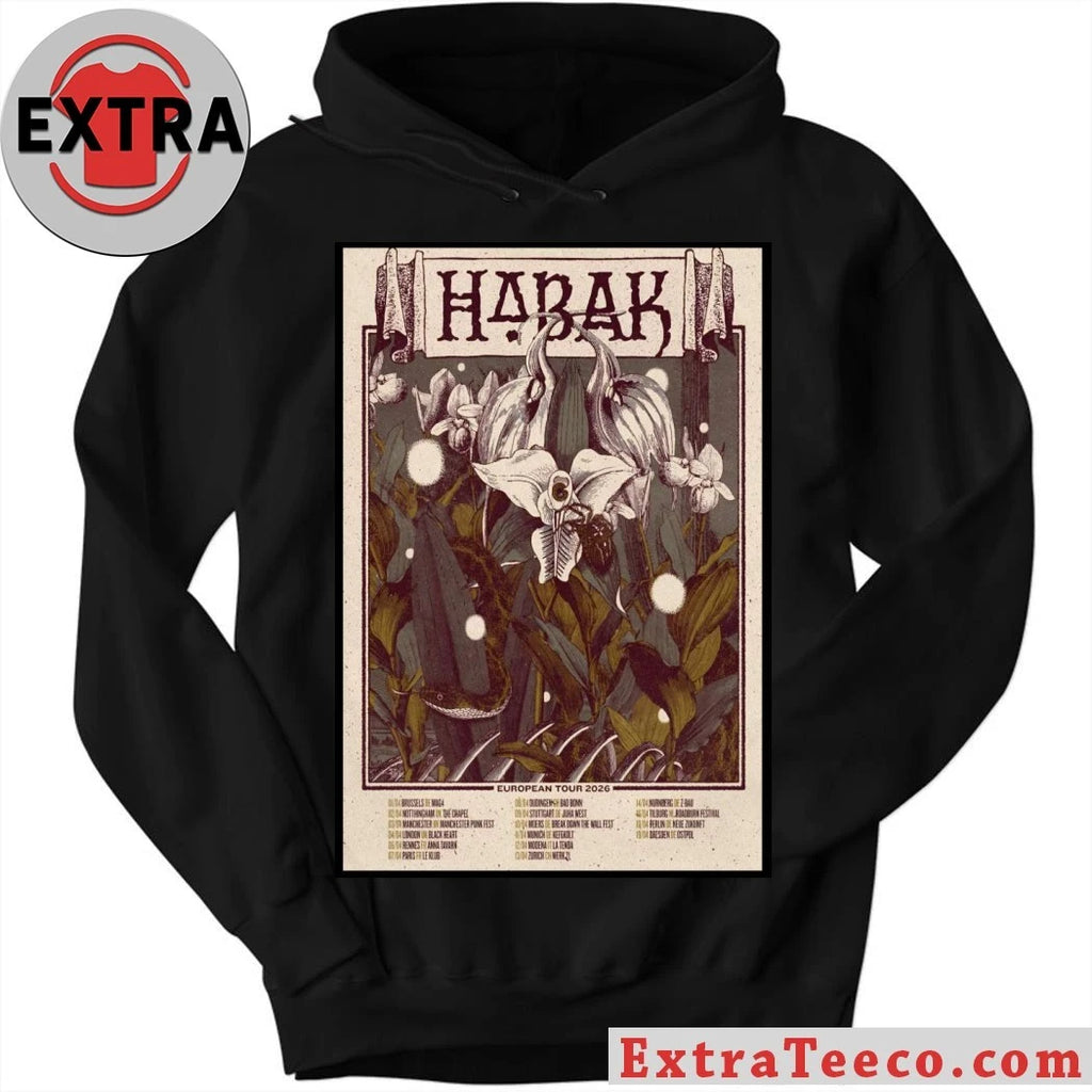 Original Habak EU Tour 2026 Poster T-Shirt